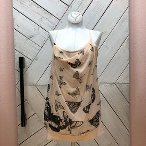 Express Blush Pink Butterfly Print Blouse